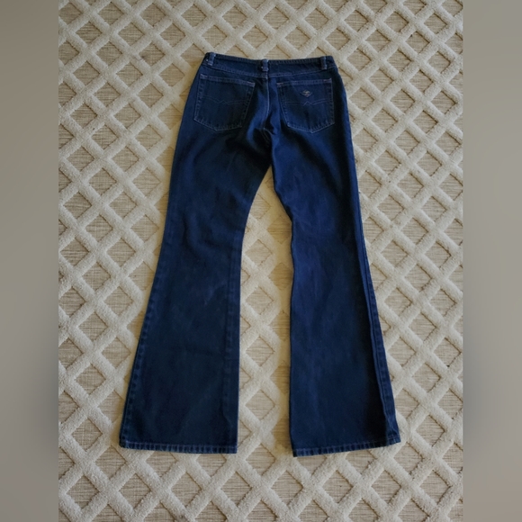 Vintage Angels Low Rise 90's Bootcut Blue Jeans Size 5 Classic Retro Boho Chic - Picture 10 of 12